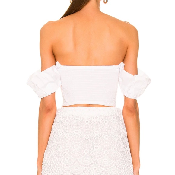 Staud Bouvier Top in White - Picture 3 of 9